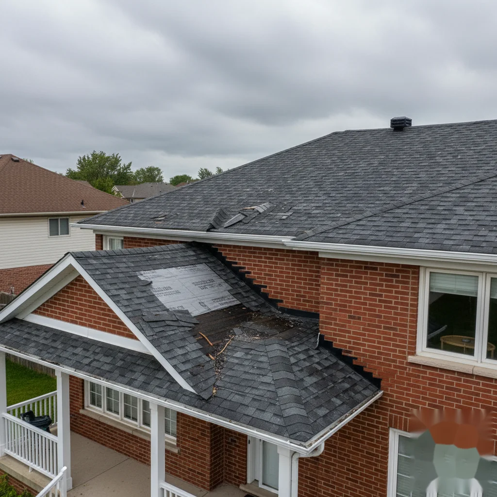 Storm Damage & Insurance Work by Platinum Roofing & Exteriors Hamilton